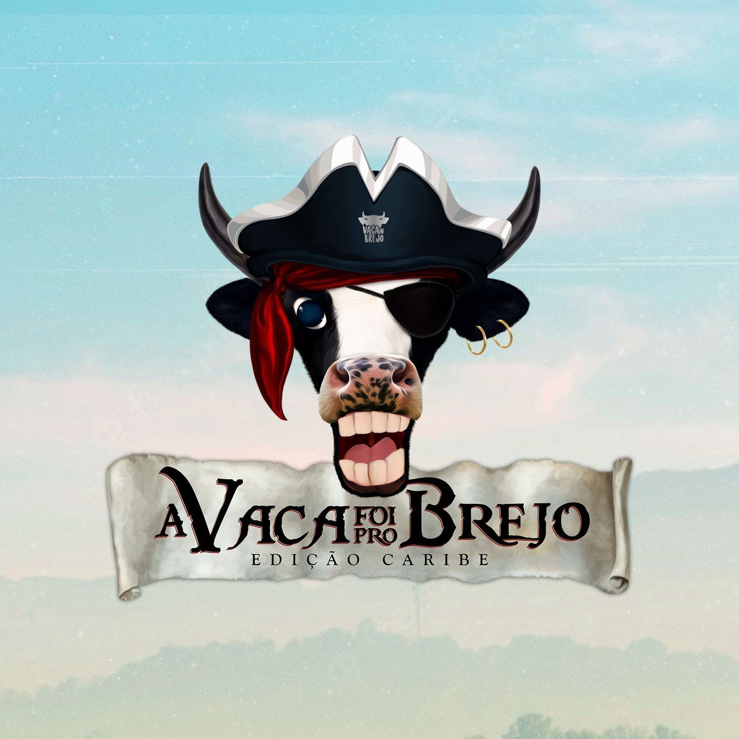 Identidade Visual da festa A Vaca foi pro Brejo